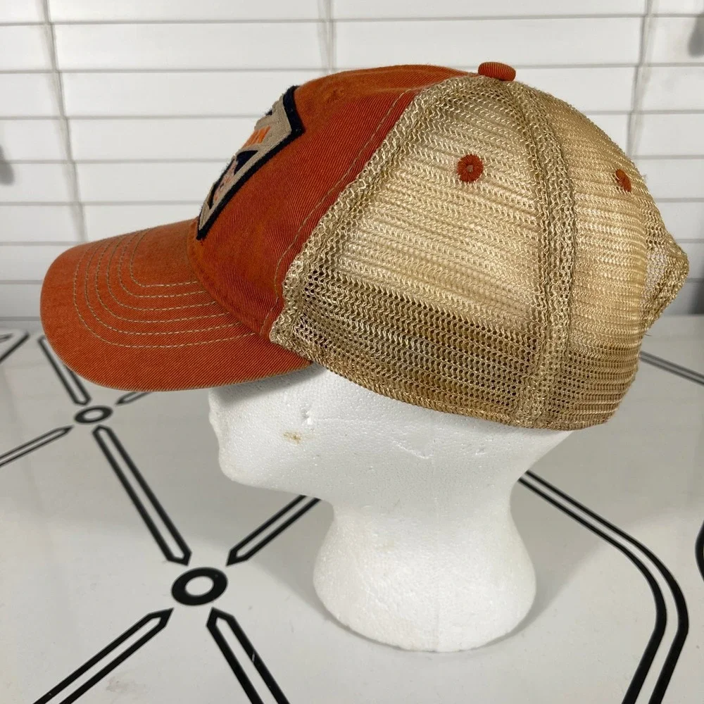 Auburn Tigers NCAA Legacy Trucker Hat Orange Tan Mesh‎ Adjustable Baseball Cap